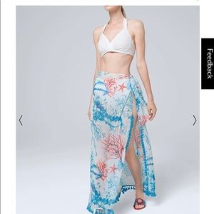NWOT White House Black Market beach sarong